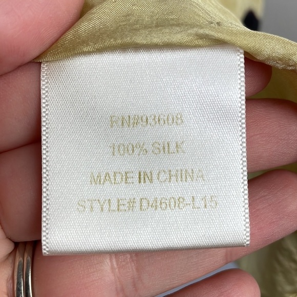 Marty M giraffe print 100% silk sleeveless Aline midi dress size L - Picture 4 of 10